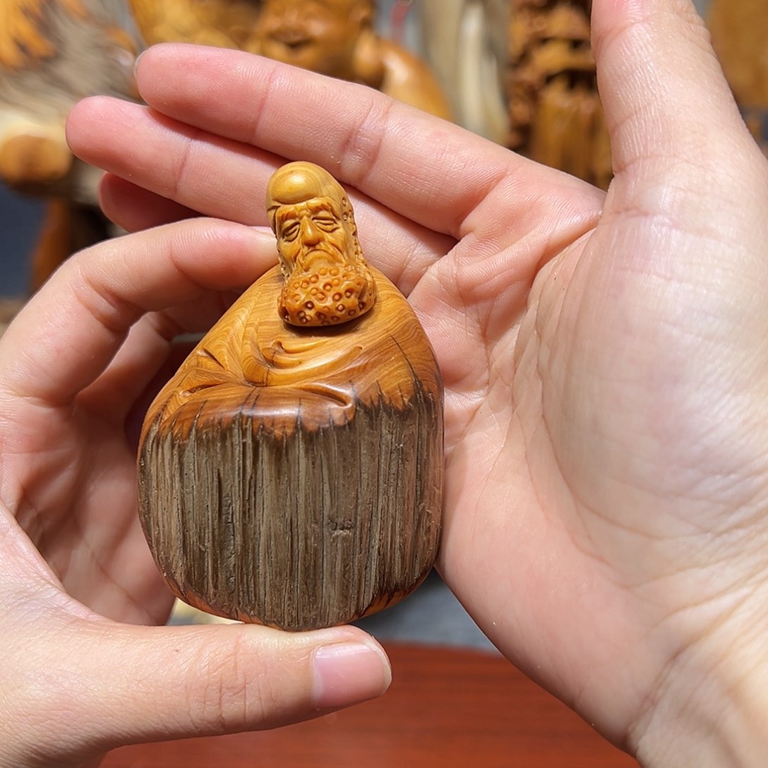 柏木（崖柏）崖柏木手把件摆件