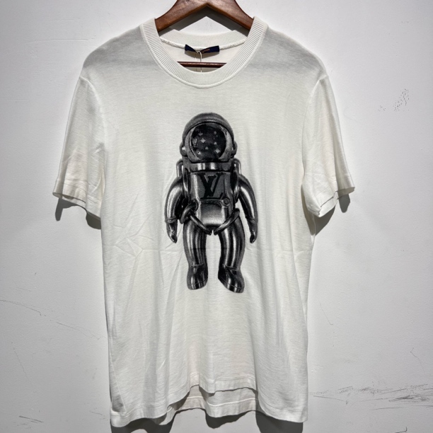 99新 LouisVuitton/路易威登 99新 Lv外星人植绒短袖 尺码：M 