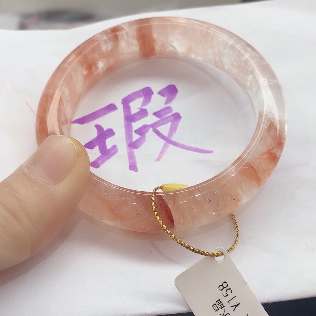水晶手镯未镶嵌163（瑕疵5455