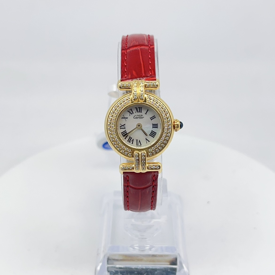 99新 Cartier/卡地亚 石英腕表 后钻24mm/公价82999/w11109