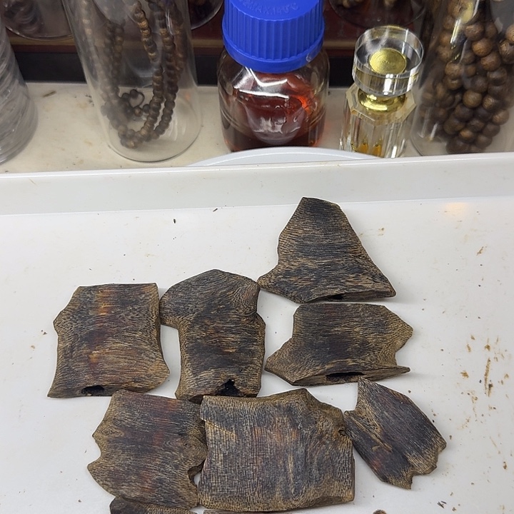 晚***风沉香碎屑沉香46克