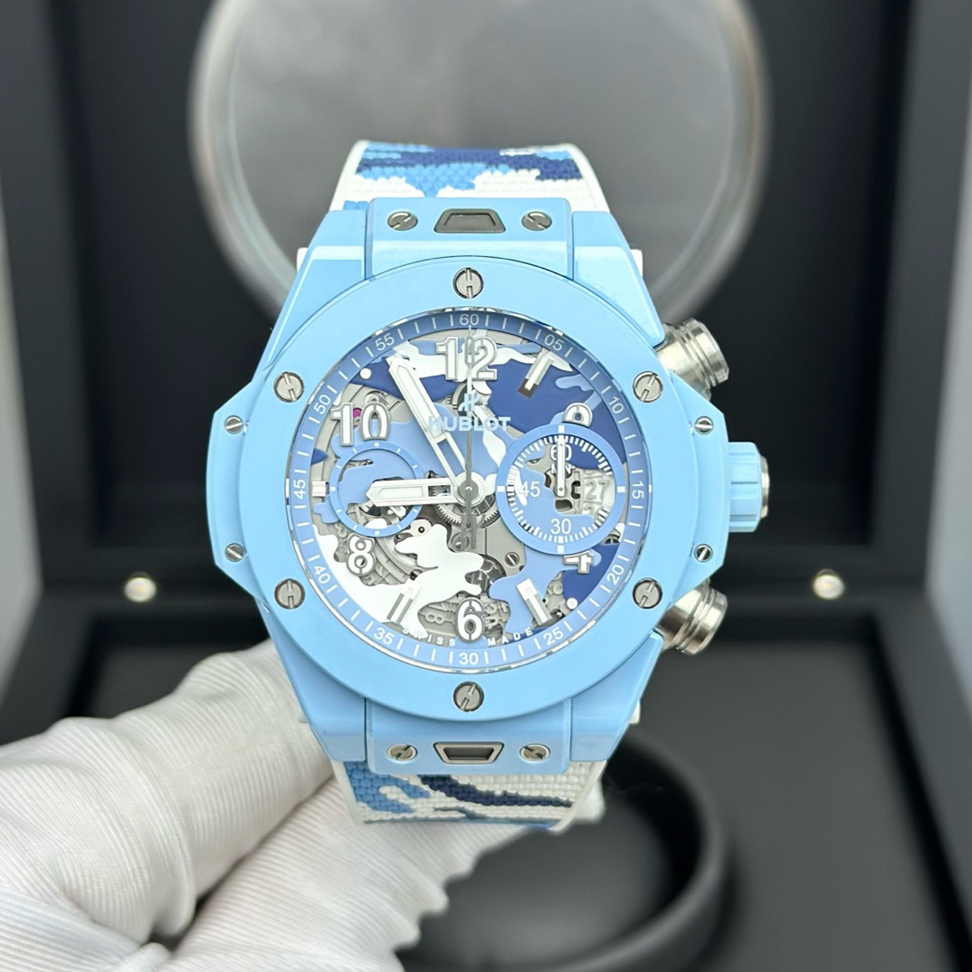 99新 Hublot/宇舶表 哈奢馆/文龙/421/42mm/23年全套