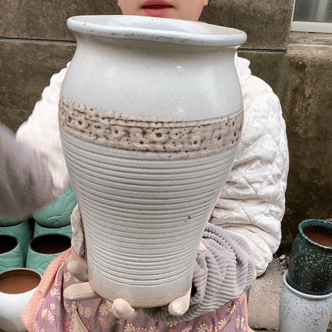 紫砂花盆正品口18高31