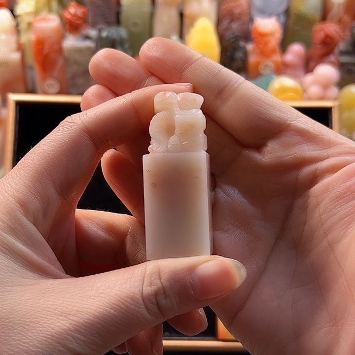 老挝石印石拾**你手工定制2厘米，蛇