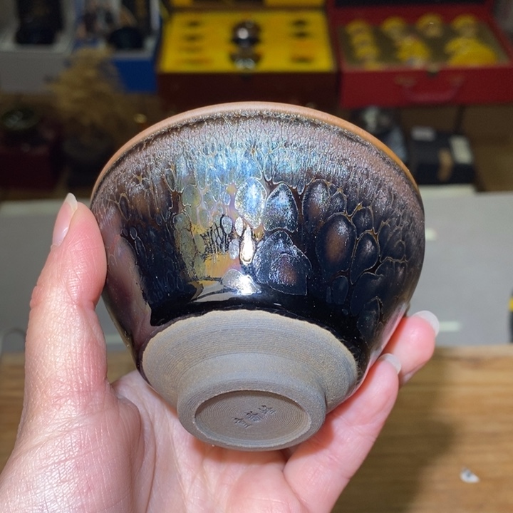 茶盏不带礼盒，建盏主人杯