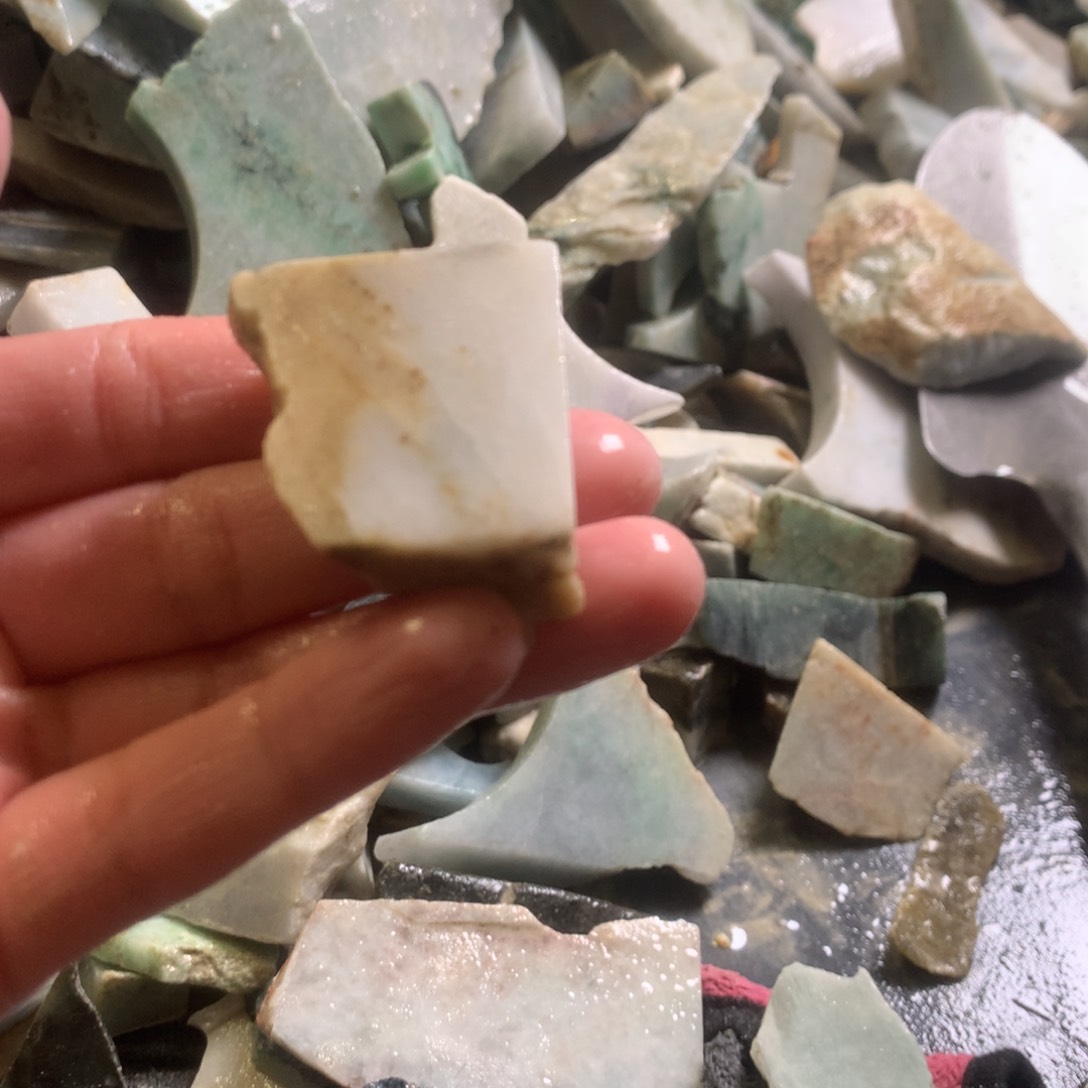 翡翠颈饰未镶嵌缅甸翡翠