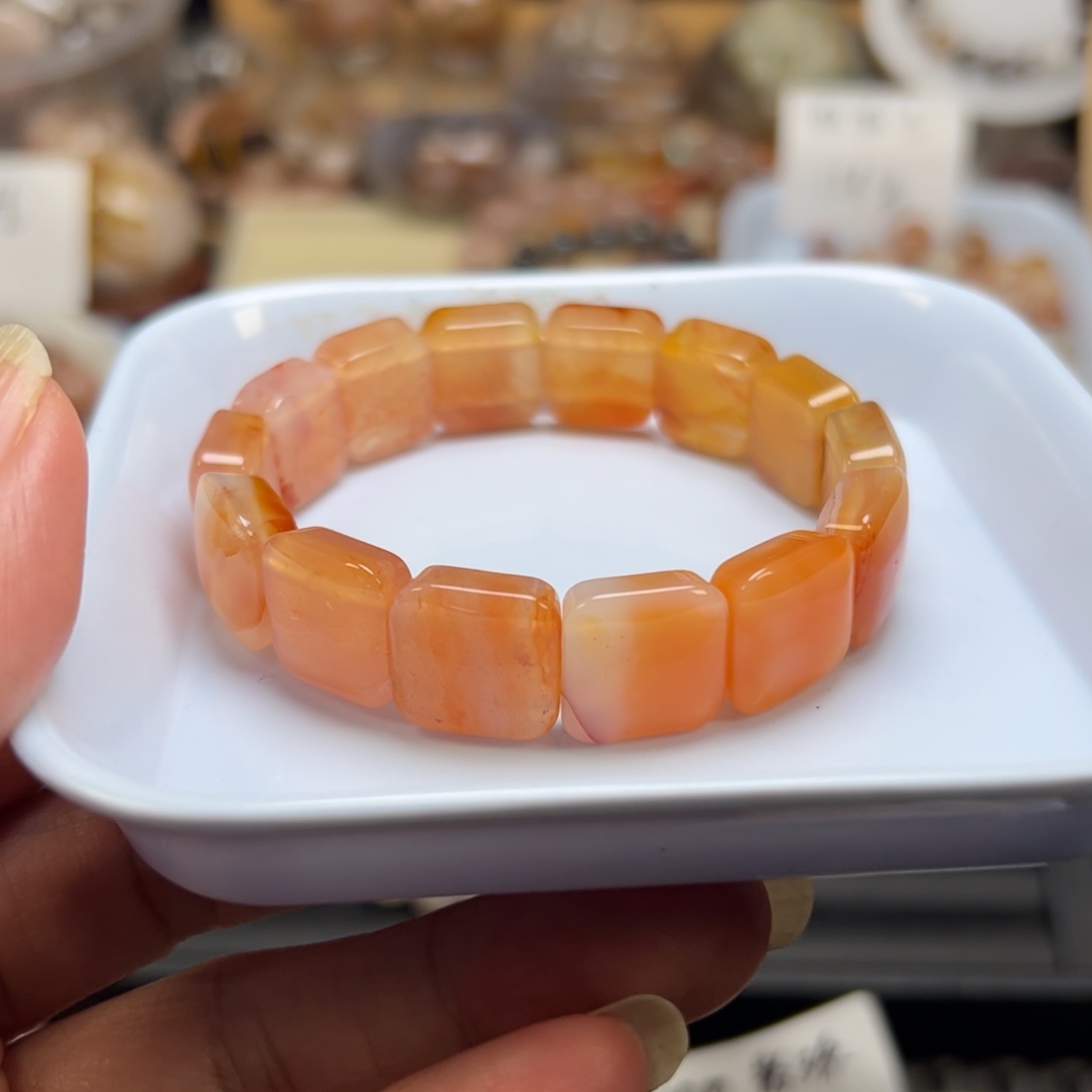 未镶嵌玛瑙/玉髓珠宝半成品