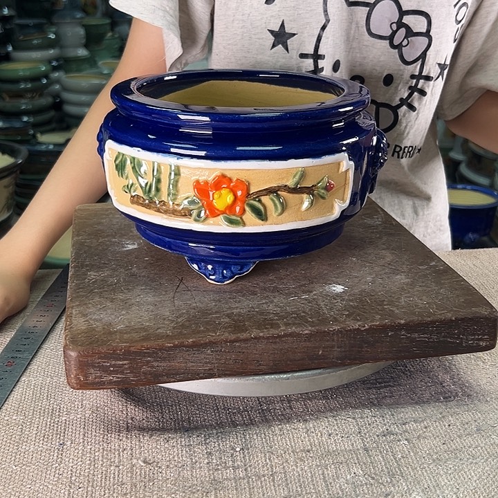 泳坤堂石湾盆陶瓷
