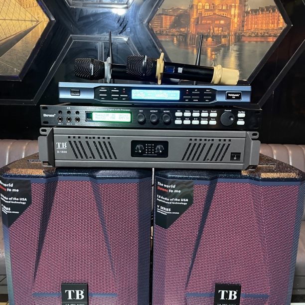 9新  美国天博12寸音响三件套（无话筒）