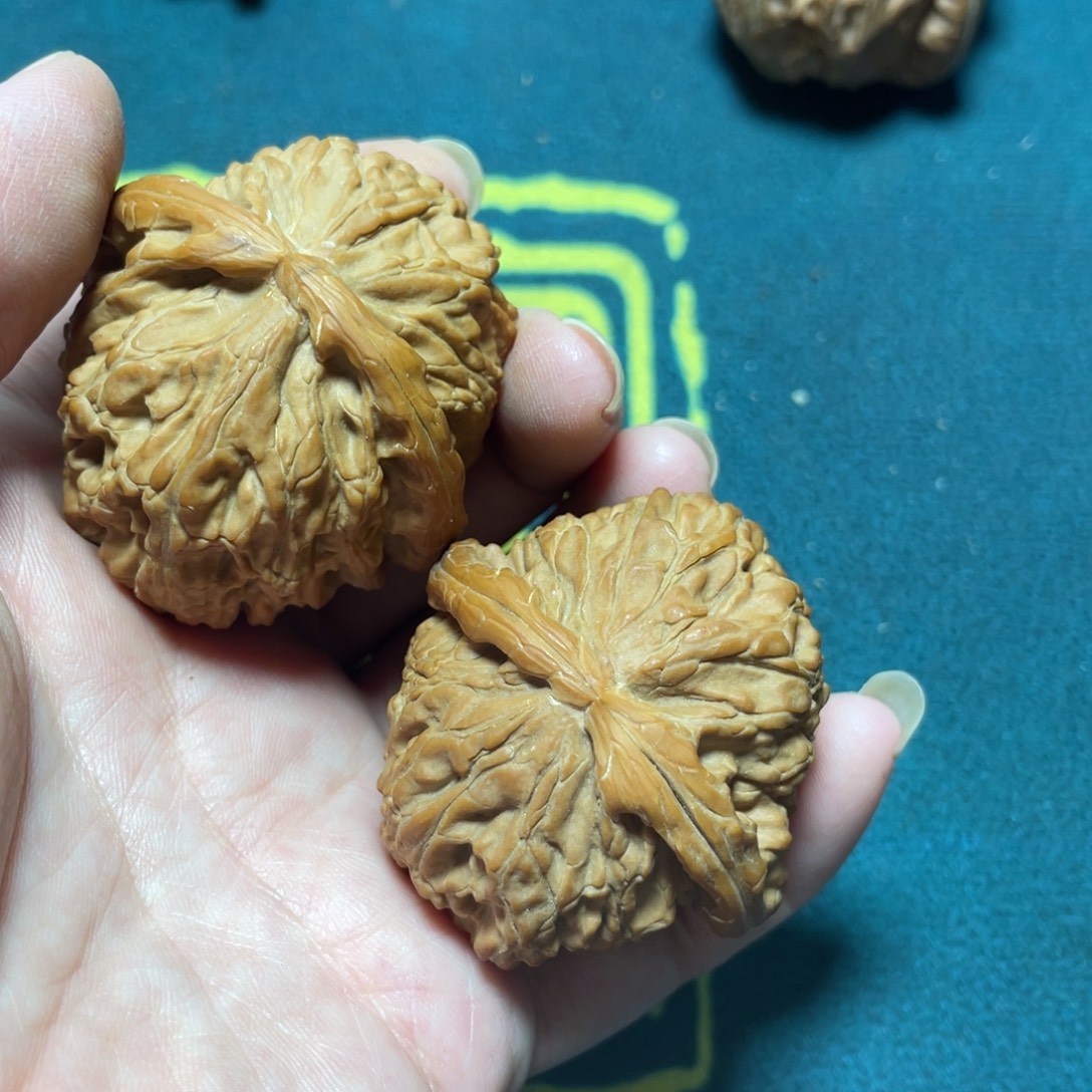 吊坠文玩核桃白狮子有修
