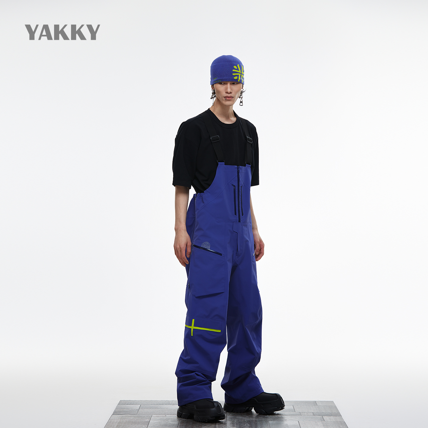 【新品】YAKKY刀锋系列滑雪背带裤男女同款3L滑雪裤防水防风透气