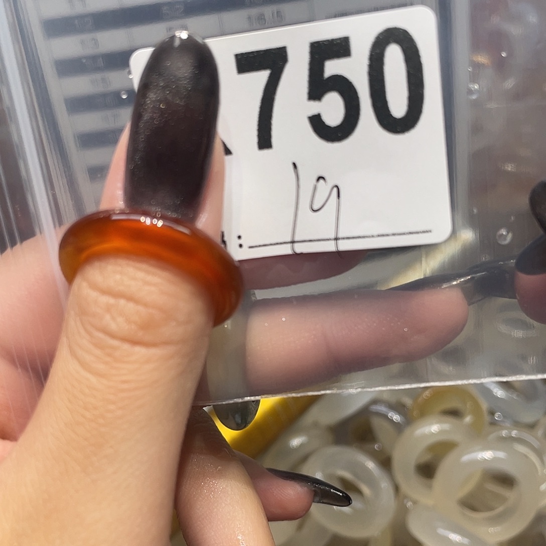 玛瑙/玉髓未镶嵌戒指750