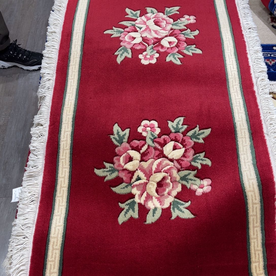 羊毛60×180纯羊毛加厚床边毯