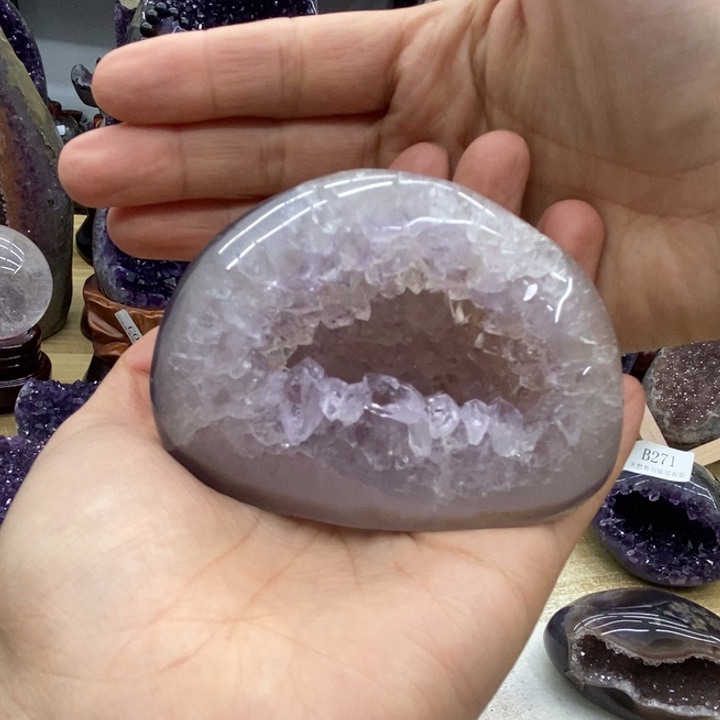 紫晶大型摆件（非配饰）未镶嵌肉*-