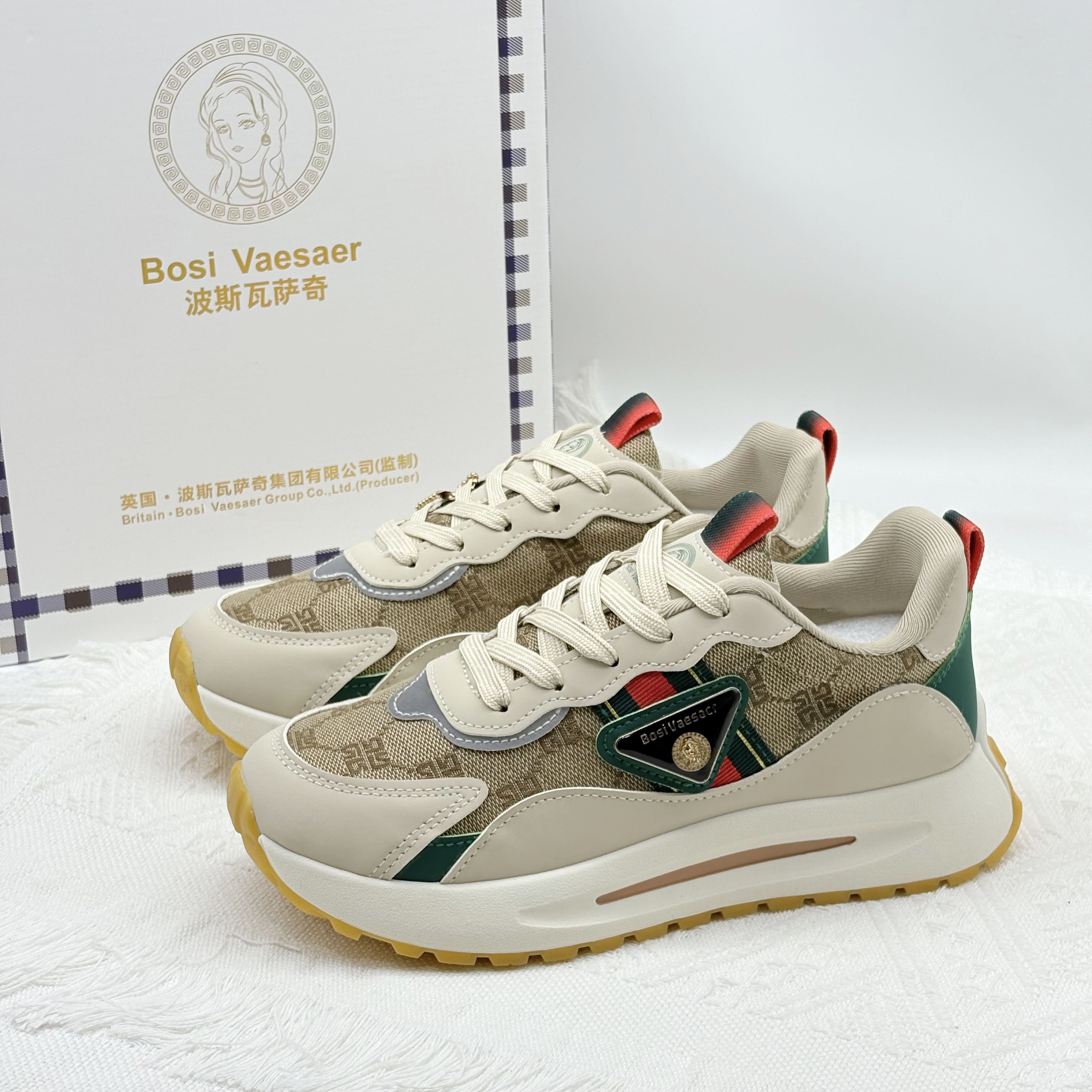 【轻奢王炸】皇家黑金拉达系列Bosi Vaesacr波斯瓦萨奇轻奢阿帕鞋