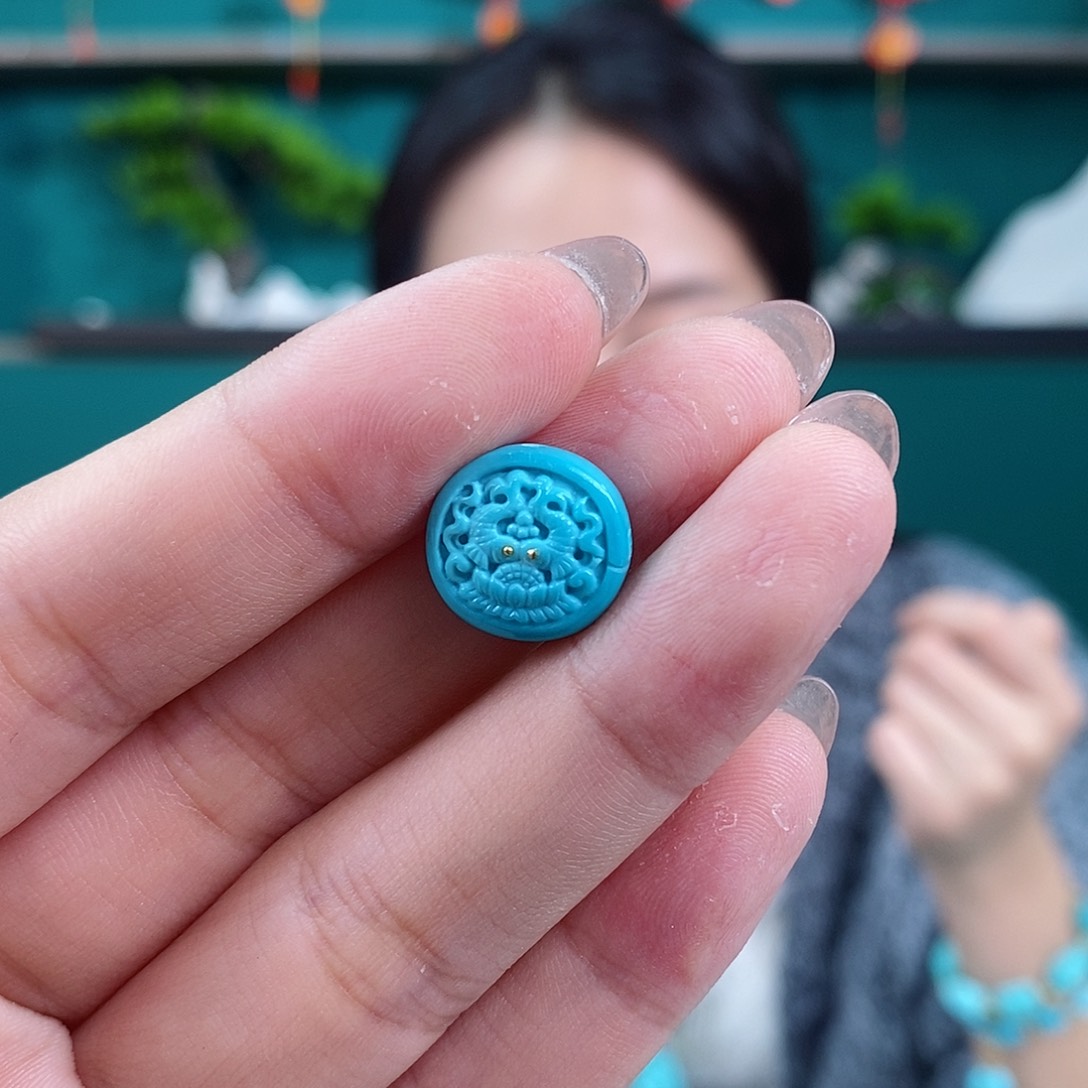 绿松石珠宝奇石未镶嵌