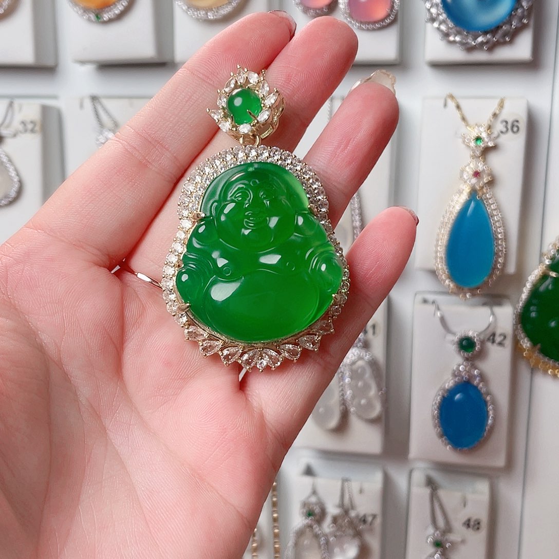 玛瑙/玉髓吊坠(赠链)未镶嵌