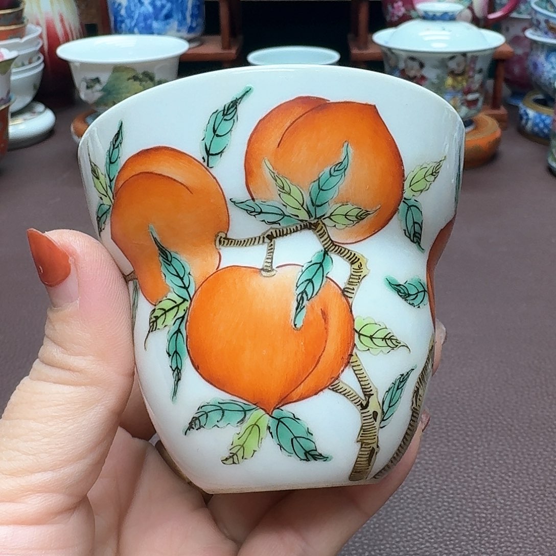 瓷片景德镇仿古手工制作精品展示