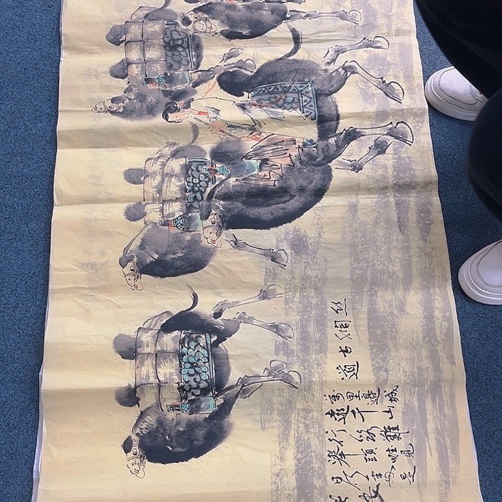 国画纯手绘字画宣纸