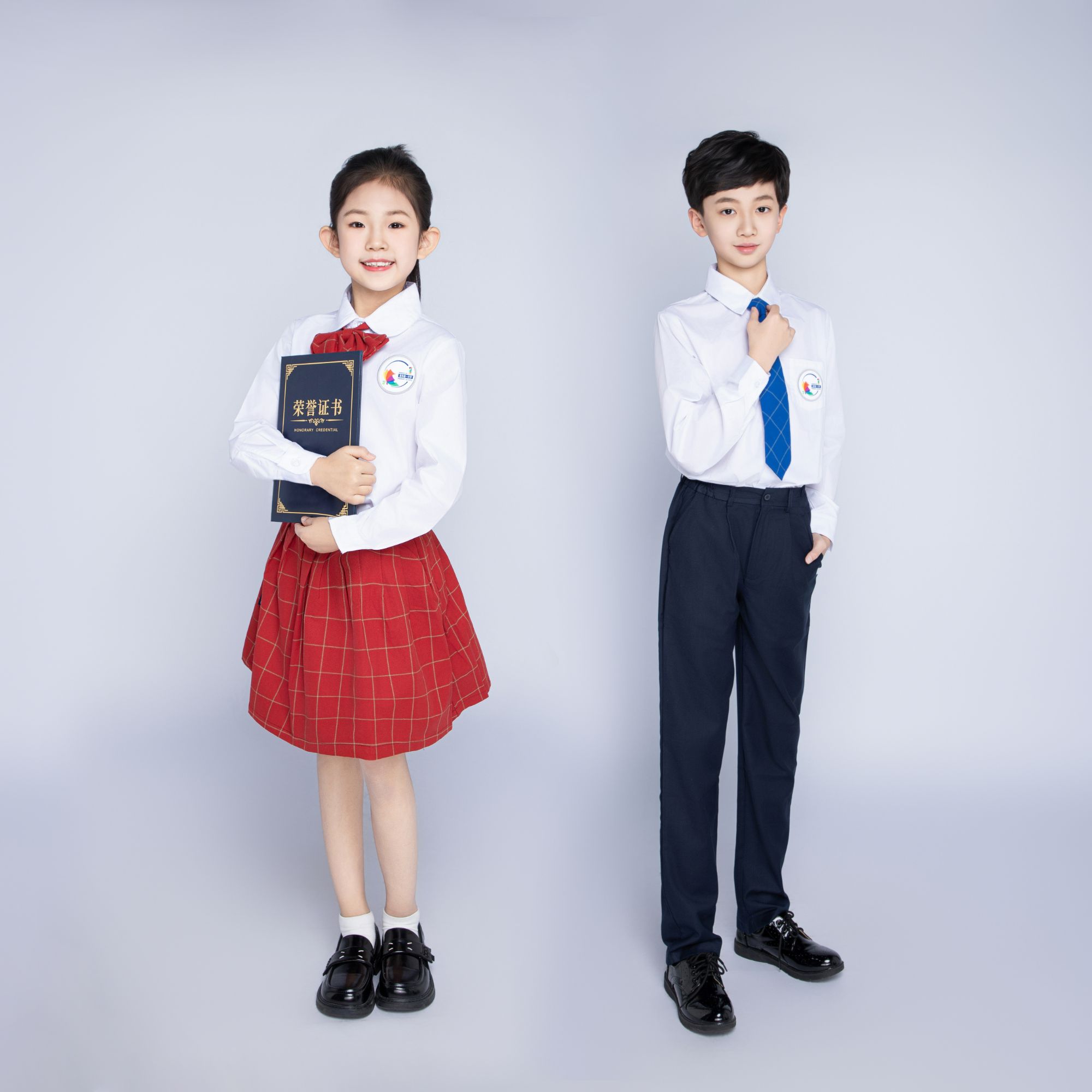 寮步镇香市第一小学冬季礼服长袖衬衫（男）