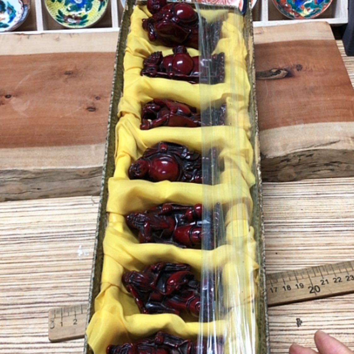 【闪购商品】碗一只有飞皮是全新七福神摆件