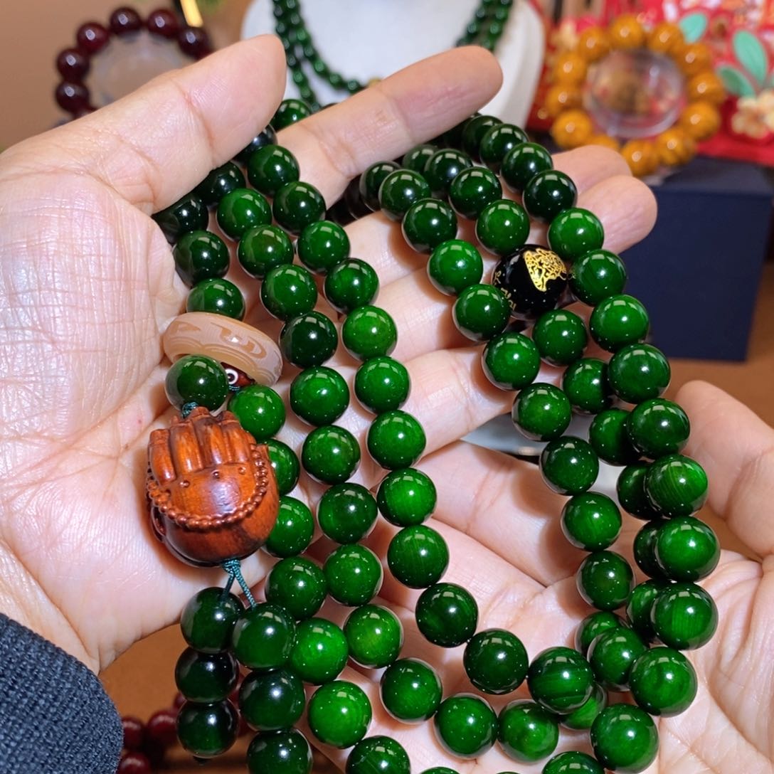 贝壳杉帝王血龙木1.0千年绿色阴沉天花板