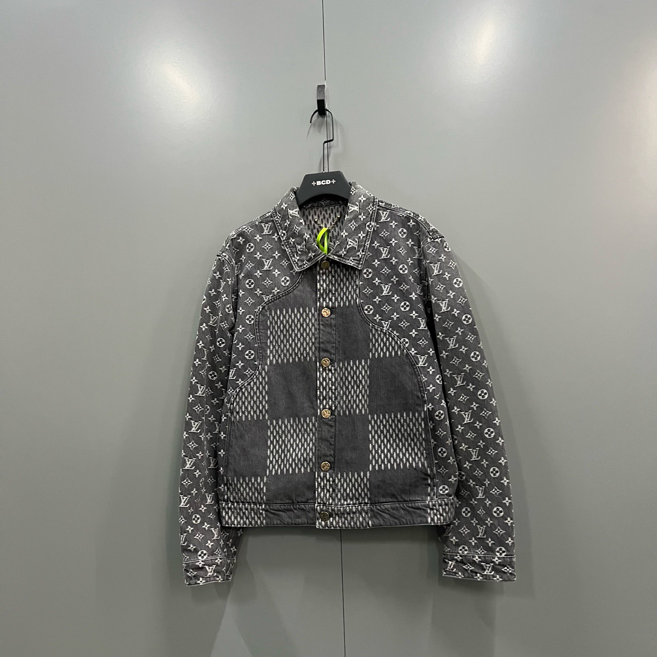 95新 LouisVuitton/路易威登 （jp）121老花满印拼接牛仔外套 52码/