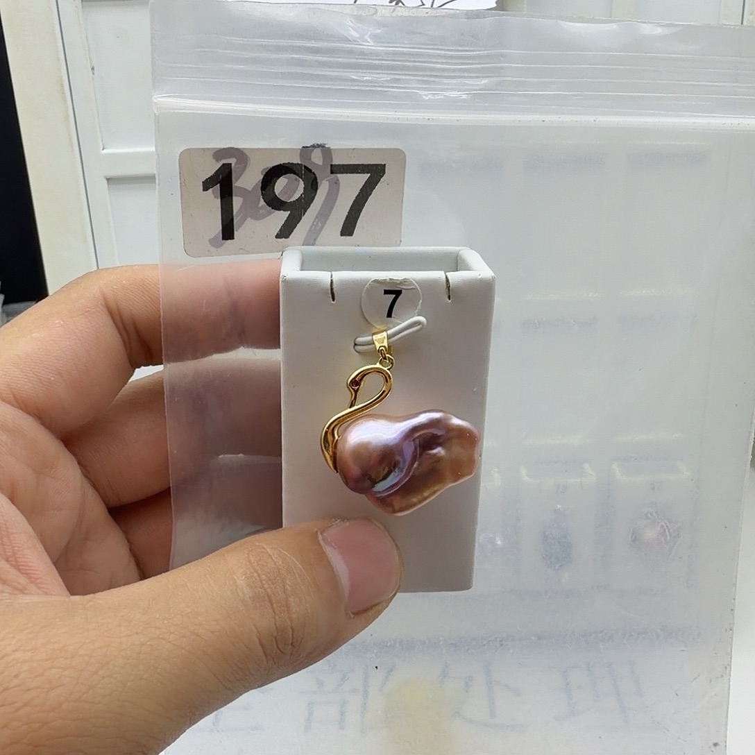 颈饰合金淡水珍珠