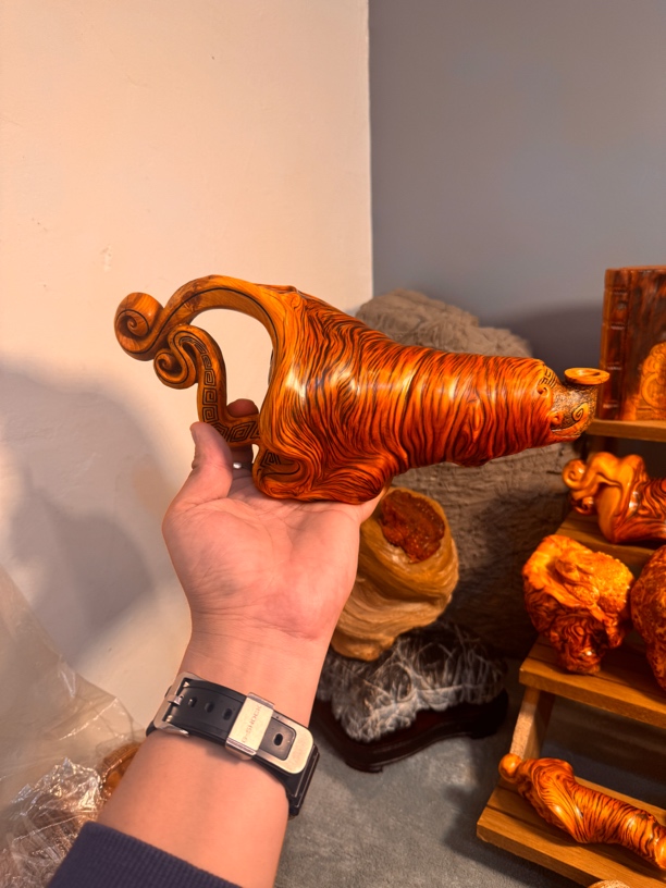 螺丝纹坨坨把把壶