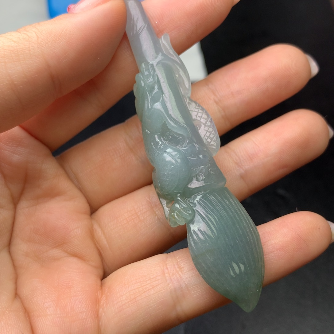 翡翠未镶嵌颈饰翡翠首饰未镶嵌吊坠