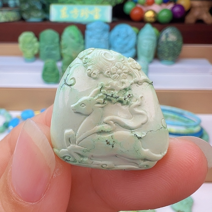 未镶嵌绿松石项链