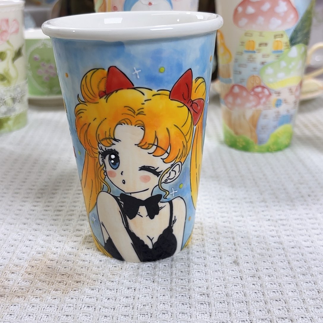 手绘高温釉下彩陶瓷
