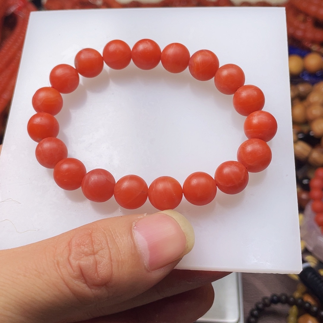 南红玛瑙手链未镶嵌蔷****645266
