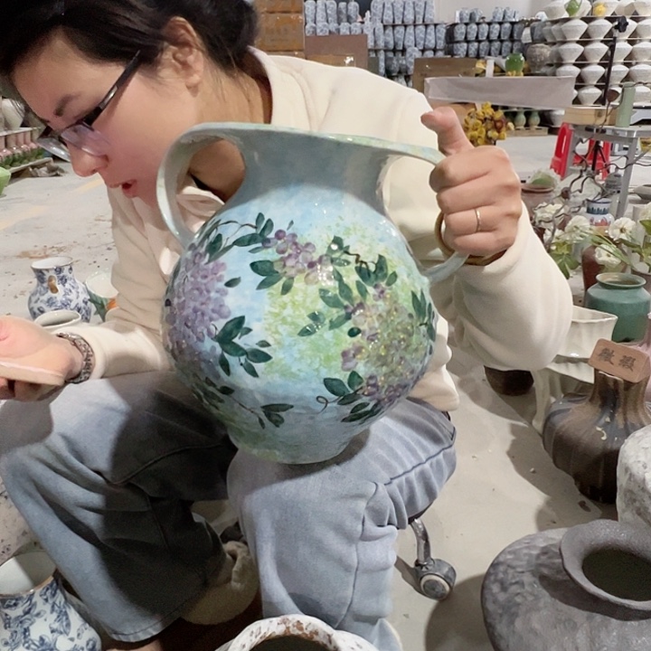 摆件陶景德镇陶瓷花瓶厂家