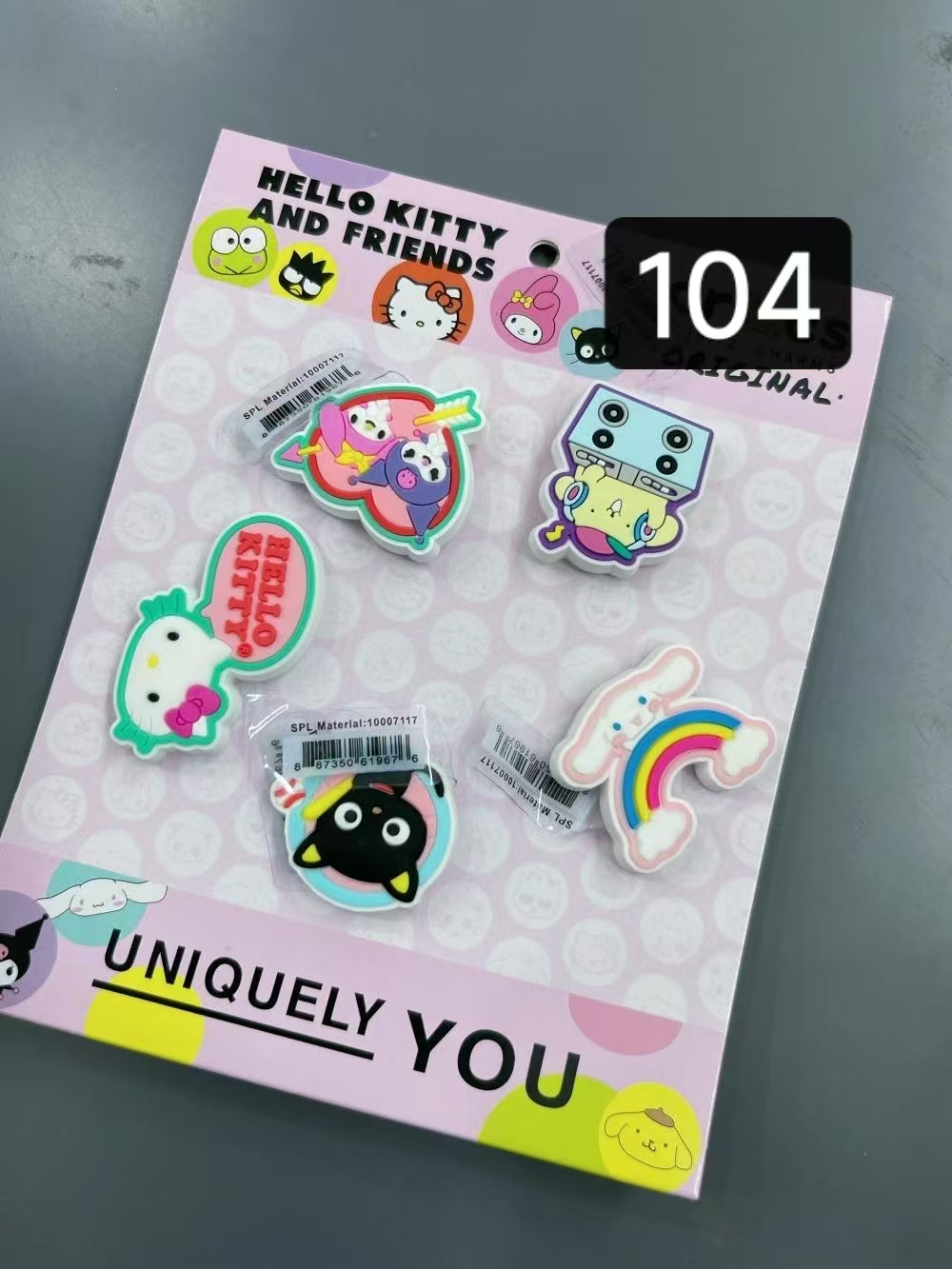 鲸鲸YU 鞋花 时尚立体卡通洞洞鞋花通用鞋花