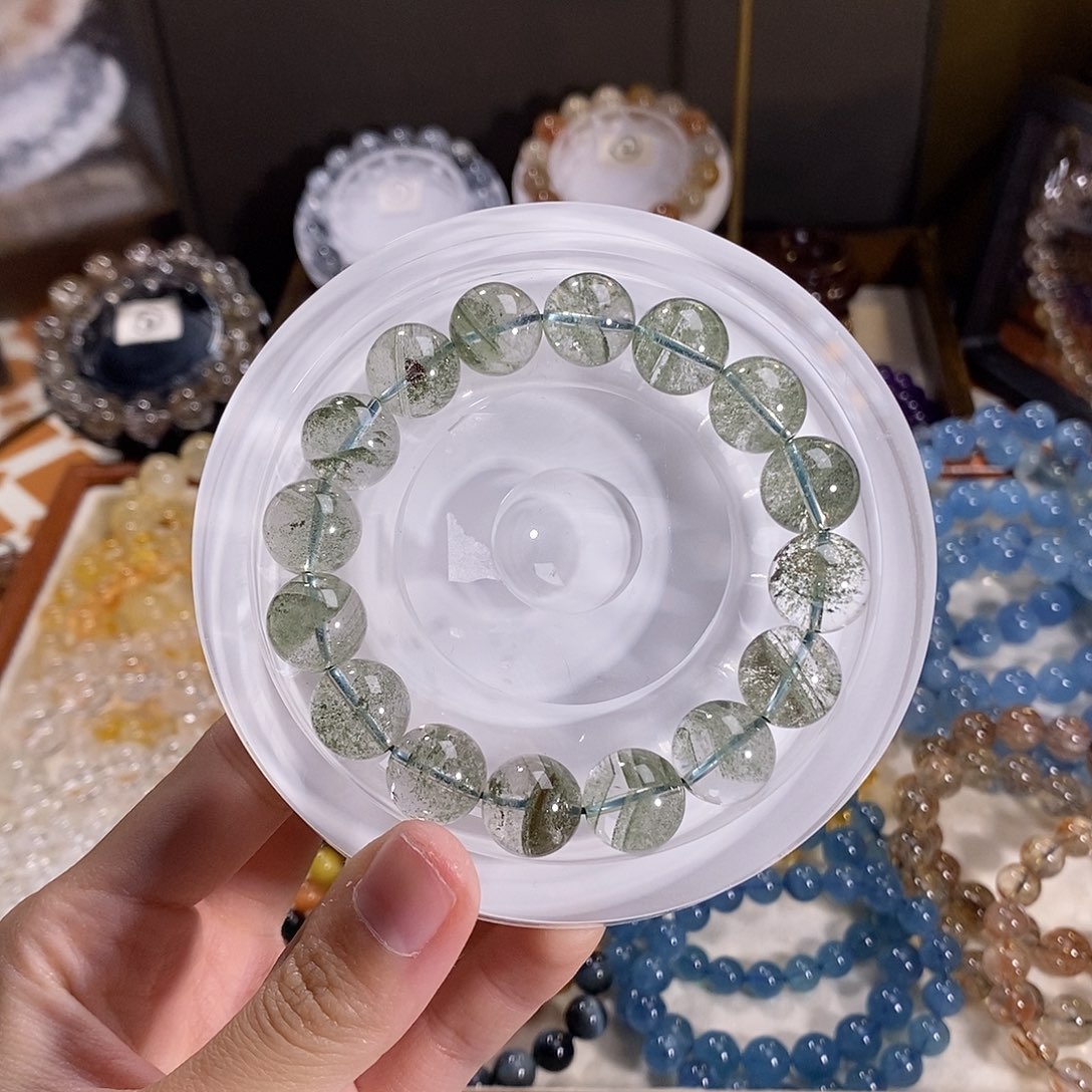 水晶手串未镶嵌绿幽灵卡13