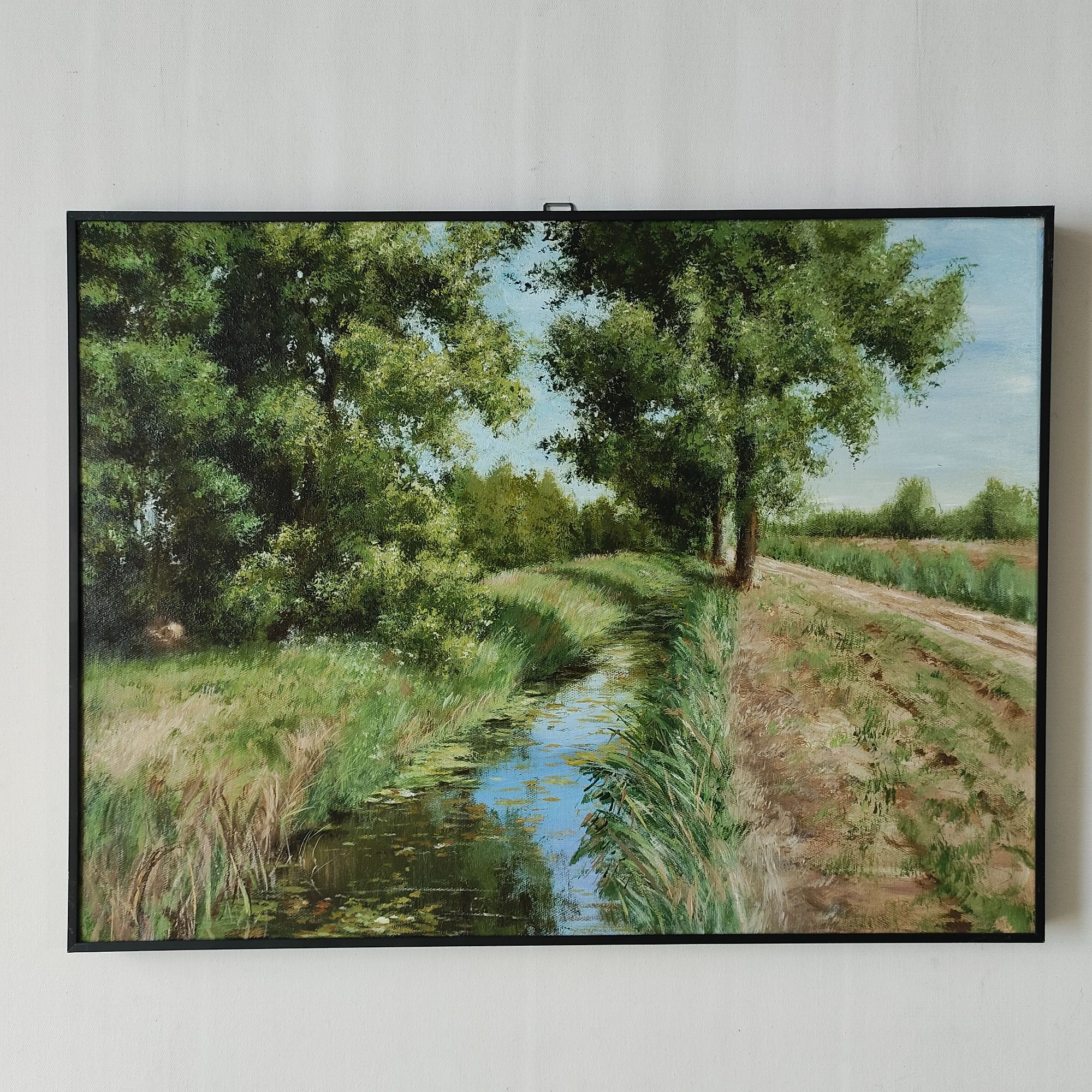 郊外风光自然风景光影装饰画适合客厅玄关走廊悬挂