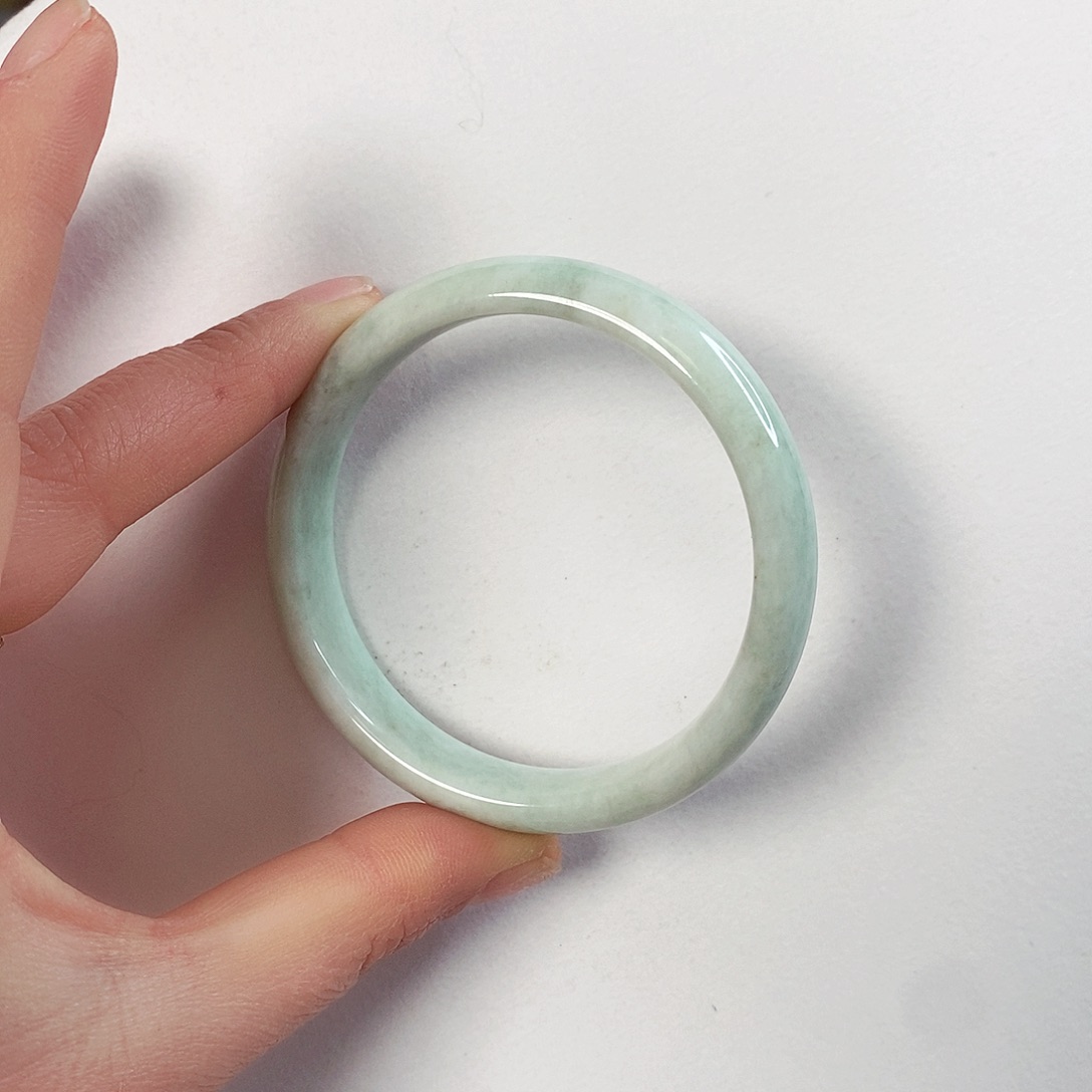 蓝田玉（蛇纹石化大理石玉）手镯未镶嵌