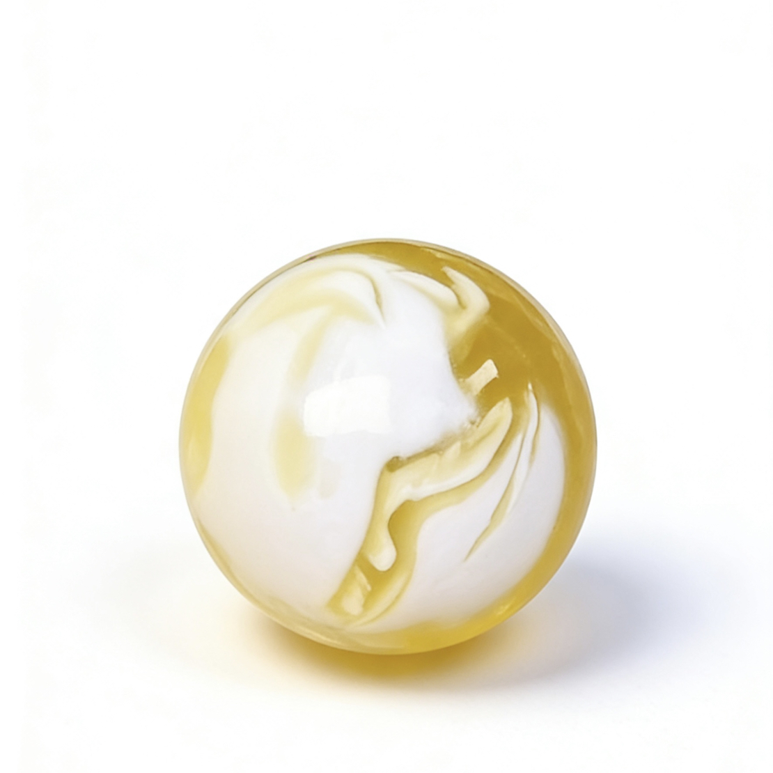 13mm俄料国矿一级料浓瓷白妖孽虎皮纹千层雪橘底金溶洞蜜蜡圆珠