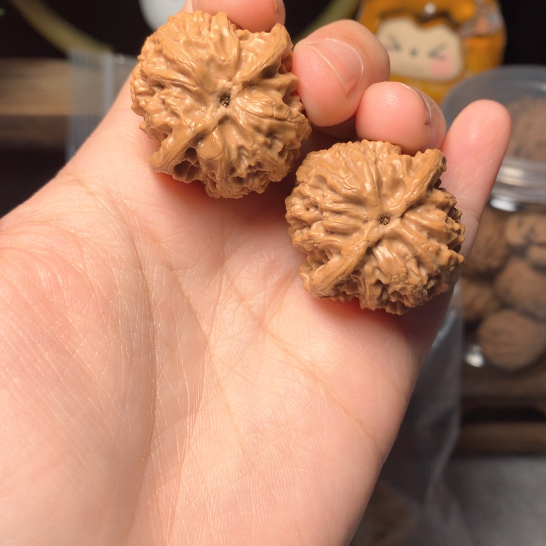 文玩核桃把件苹果圆