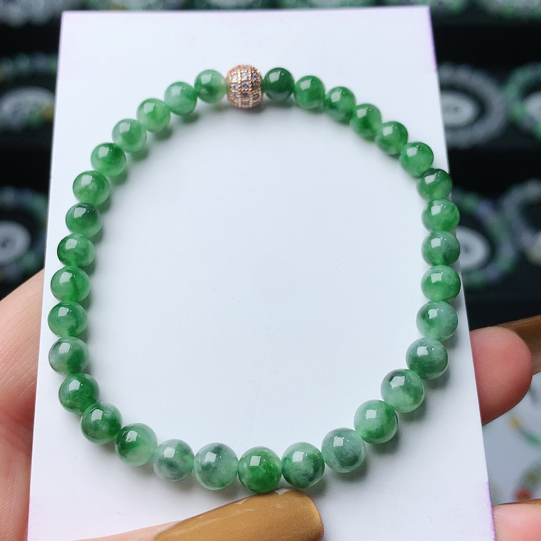 翡翠手链未镶嵌翡翠