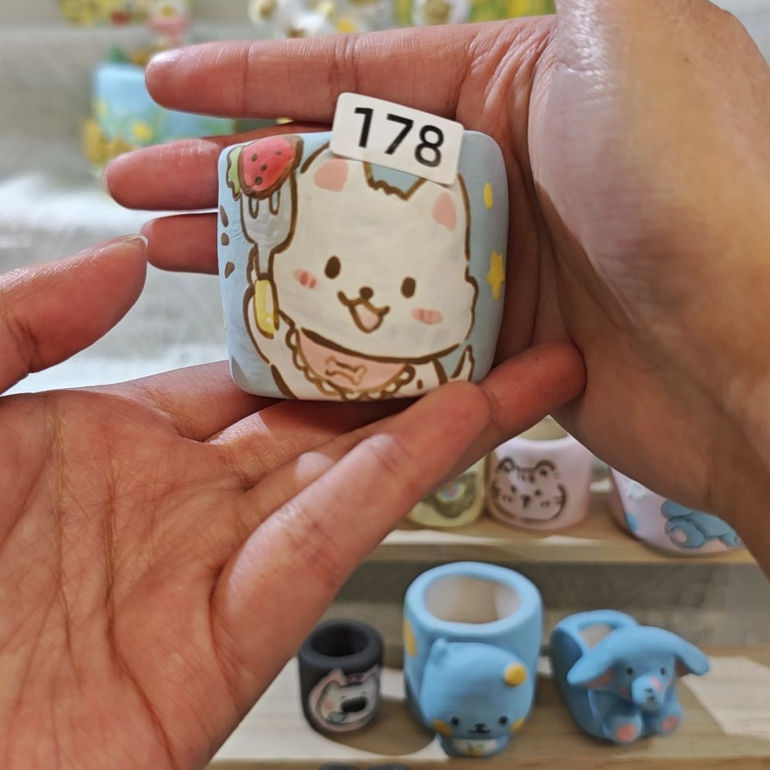 小****满29.9包邮手工花盆