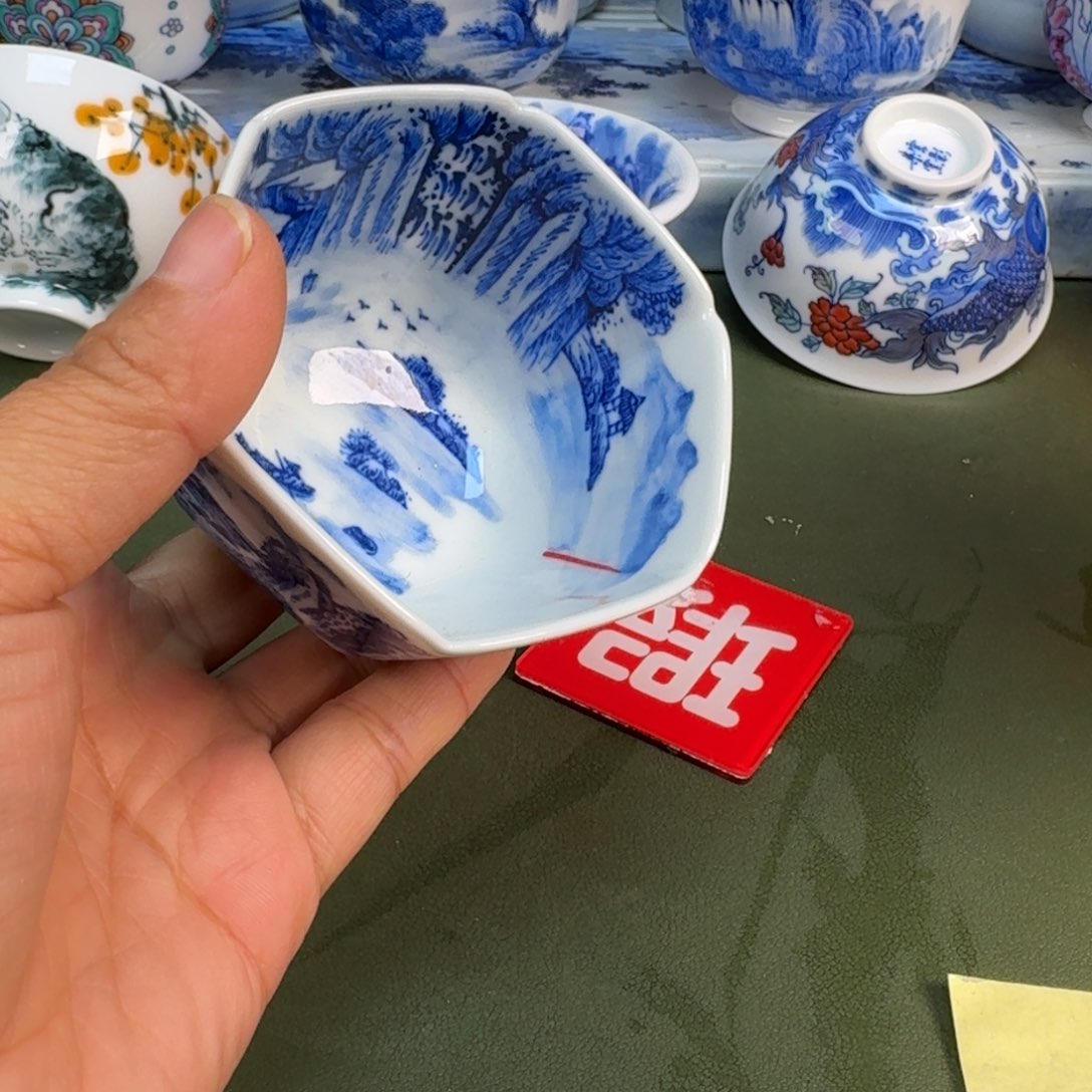 陶瓷景德镇纯手绘茶具圆圆275