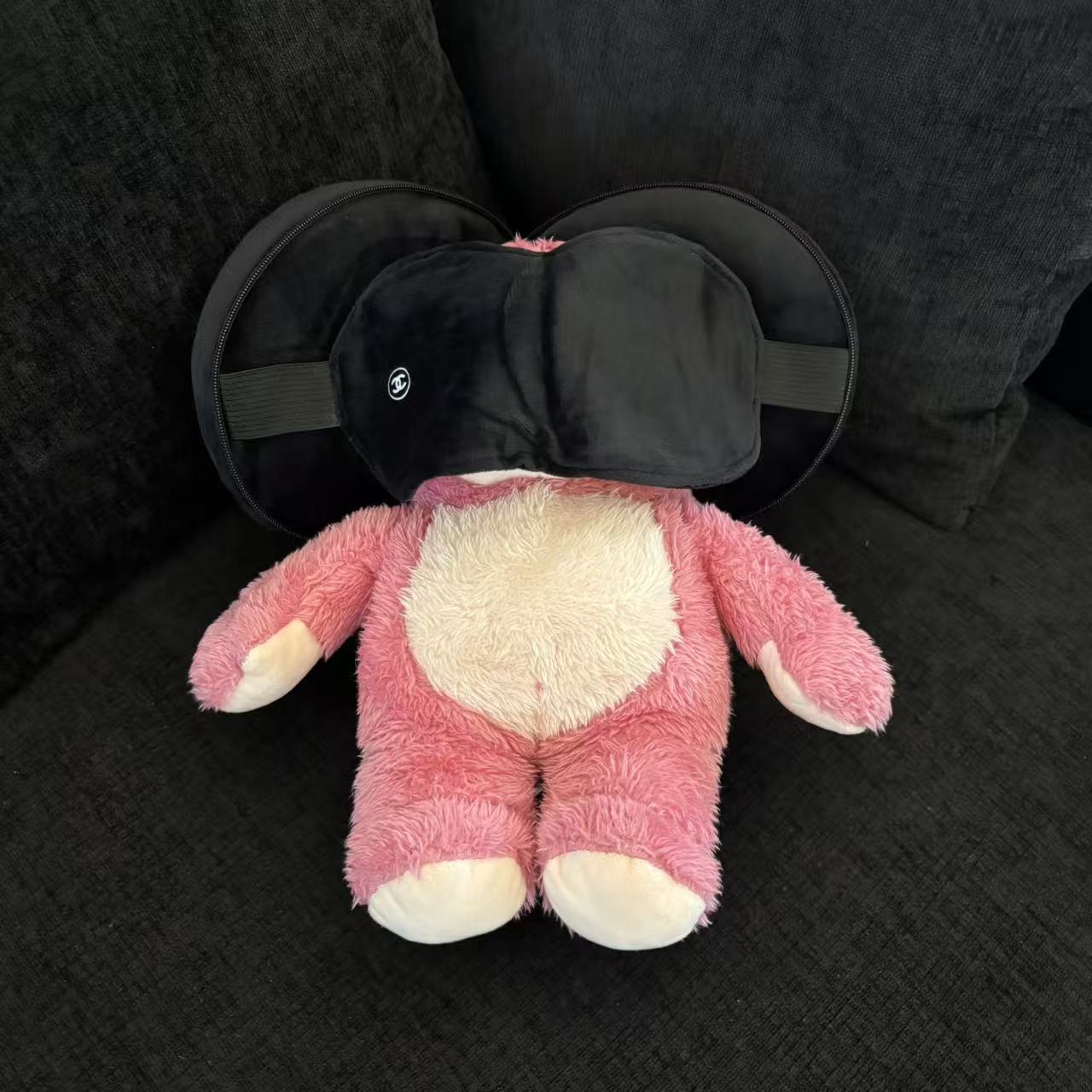 【佟掌柜专属】香奈儿专柜赠品集卡礼眼罩黑色旅行舒享美容工具