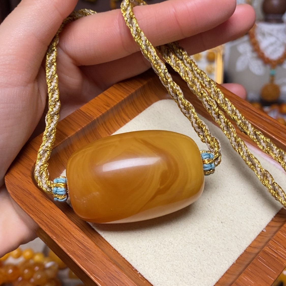 【闪购商品】蜜蜡颈饰未镶嵌项链