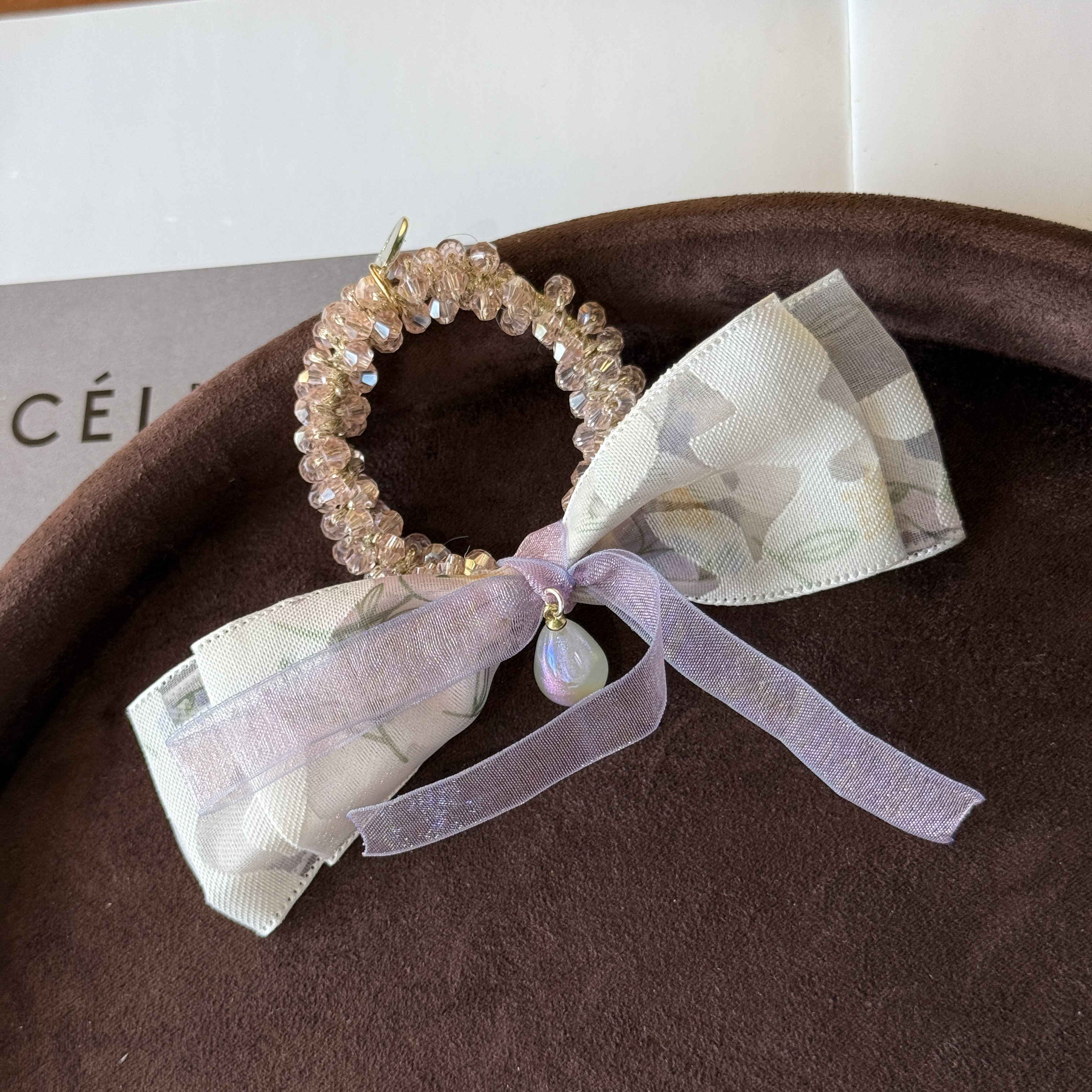 8995蝴蝶结皮筋发圈（手工微瑕介意勿拍）