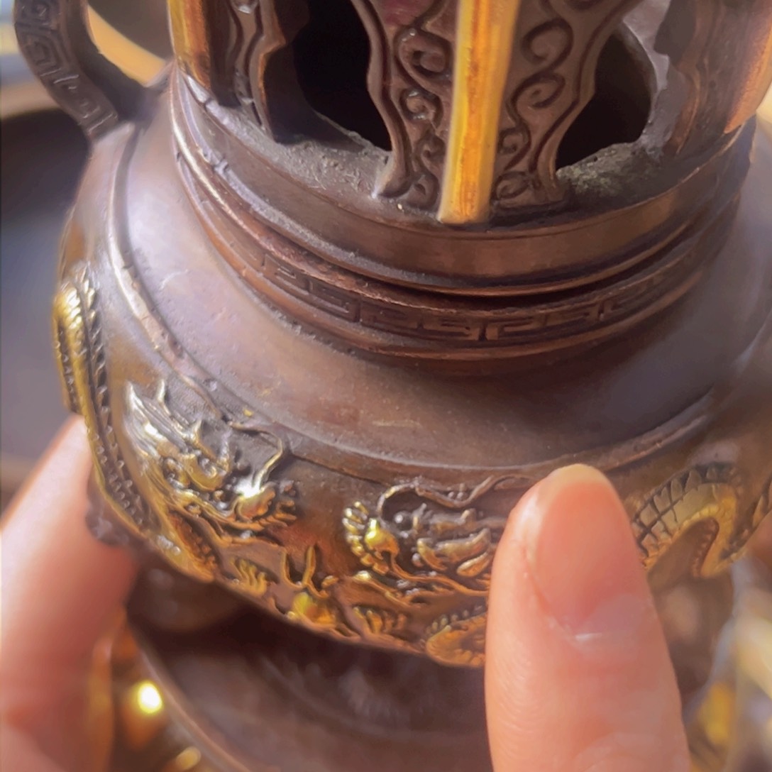 原矿风磨铜塔炉一个