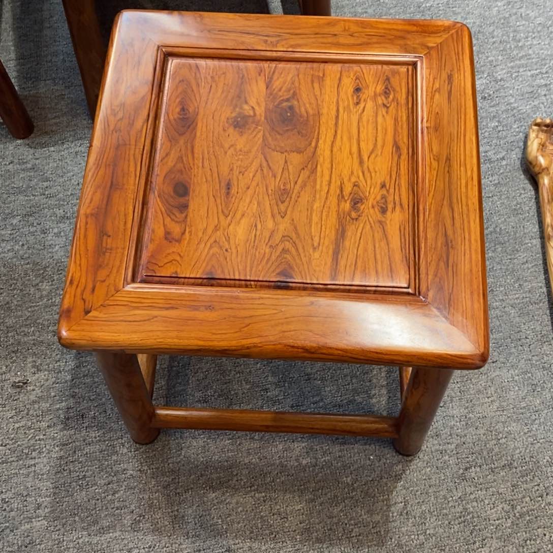 香枝木类成套家具老**途降香黄檀富贵凳订金