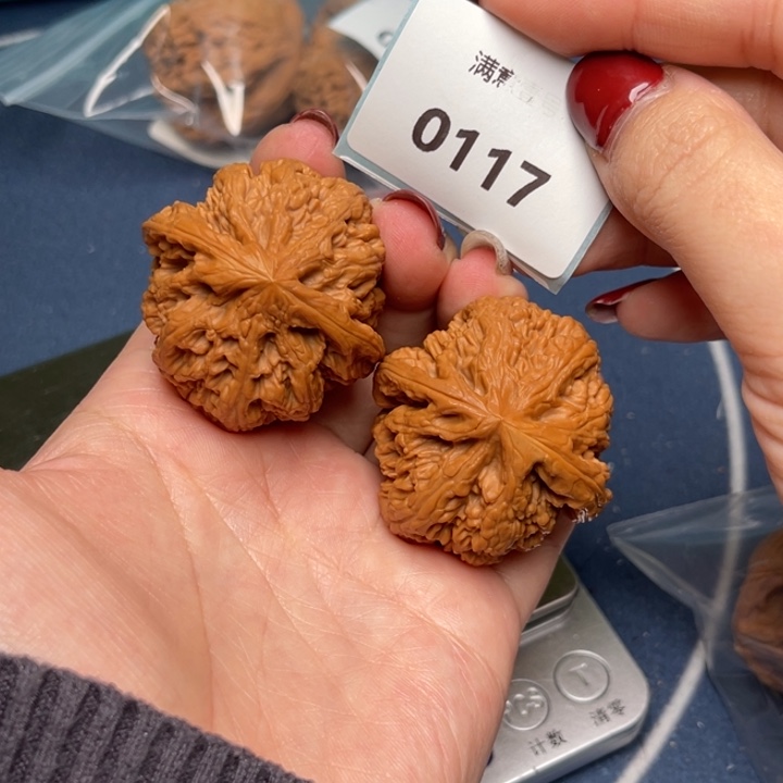 文玩核桃把件粗筋40