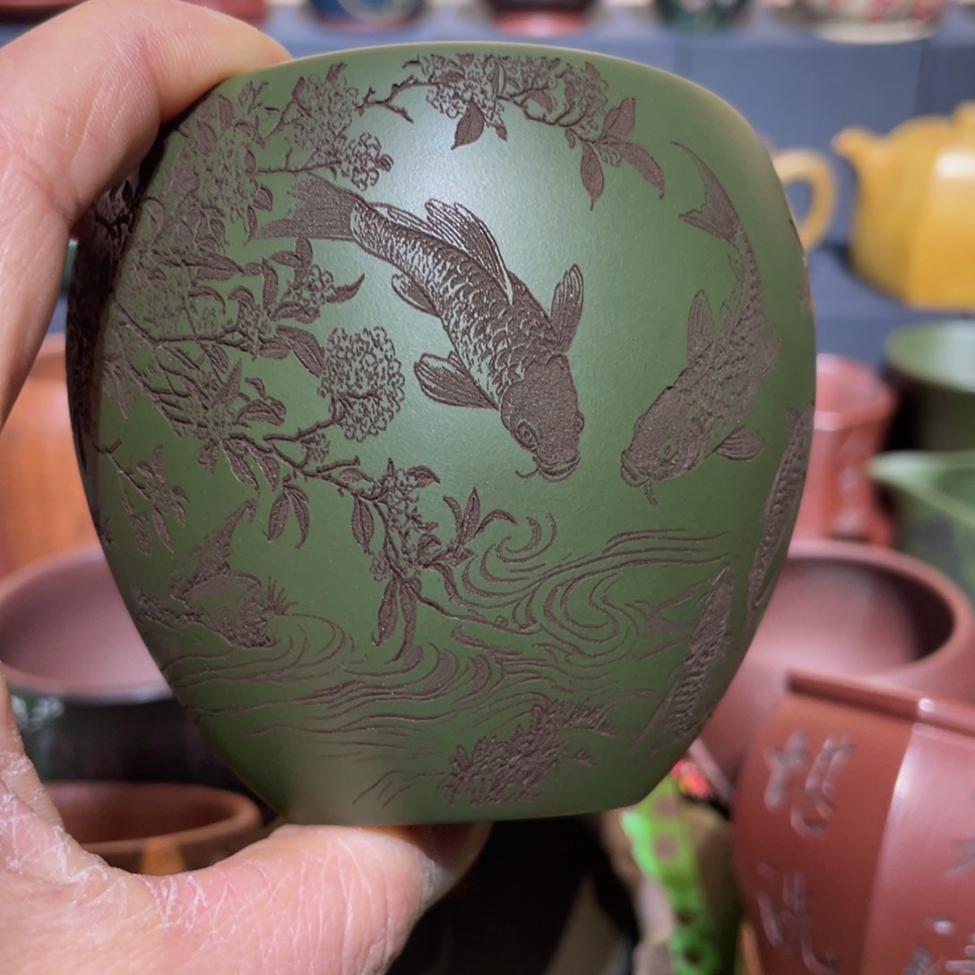 原矿紫砂手工主人杯